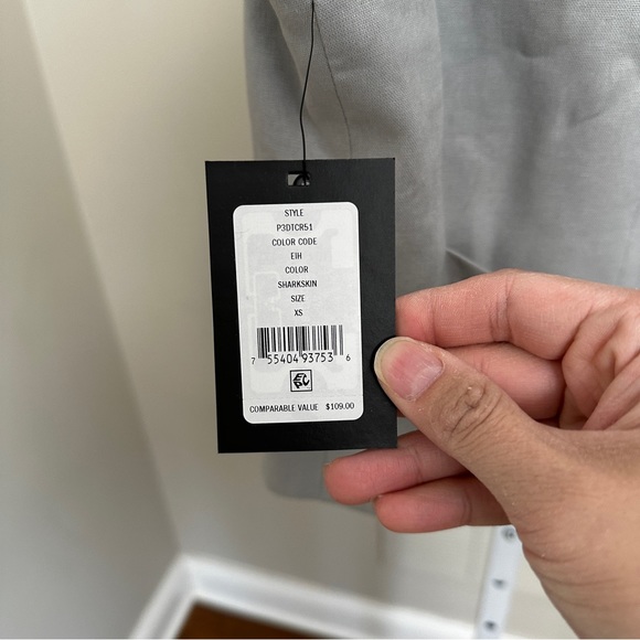 DKNY Womens Button Linen Blend Vest NWT SIZE XS - Picture 5 of 6